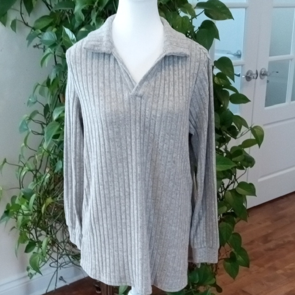 Women's Ribbed Knit Tops - Multi-Color Set - Picture 14 of 16